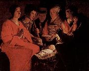 Georges de La Tour Nativity, Louvre china oil painting artist